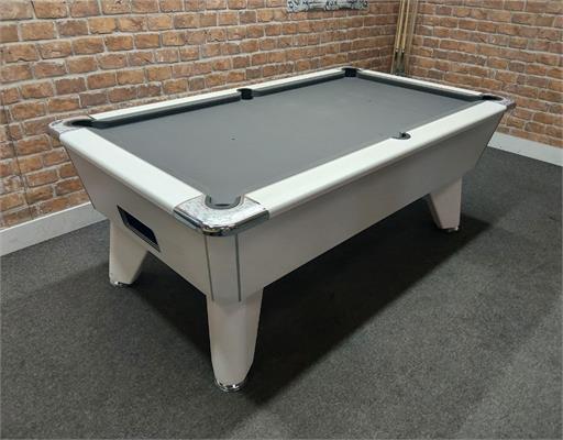 Signature Tournament Outdoor Pool Table - White, 7ft: Warehouse Clearance
